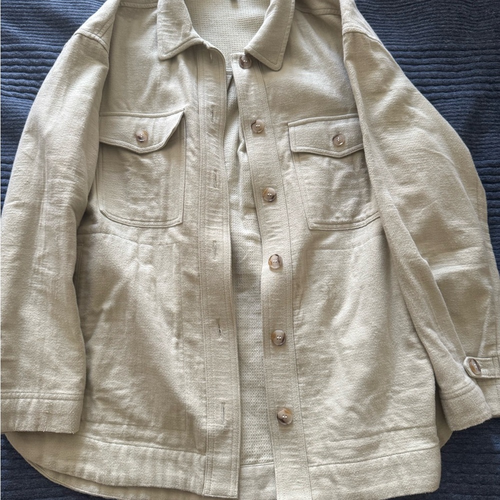 Madewell Textured Green Jacket